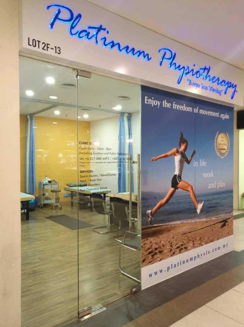 Platinum Physiotherapy Bangsar physiotherapy clinic in Bangsar